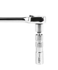 Magnetic Swivel Spark Plug Socket Set, 3/8 Inch Drive, Thin Wall Design, Pro Grade Chrome Vanadium, 14mm 4 Inch Extension