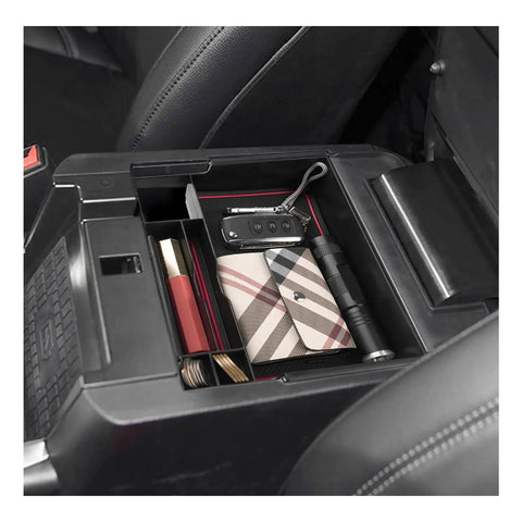 Ford Explorer Center Console Organizer Tray Custom Fit For 2020 2021 2022 2023 2024 2025 2026 with small item storage and easy lid access.