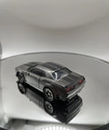 Mini RC Drift Car 1 To 64 Scale With LED Lights 4WD Pro Controls rear view on mirrored surface