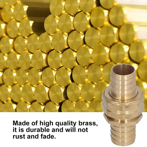 Arythia 3 Pack Solid Brass Garden Hose End Repair Kit with Male Female Connectors For 5/8 Inch And 3/4 Inch Tubing, Leak Proof Fittings To Fix Cracked Hoses Fast No Messy Glue Needed Save Cash Today brass hose connector