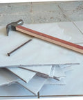 Hammer with Three Piece Wooden Hammer Grips Replacement Handles For Hammers Insulated Comfortable Grip Easy To Install Polished Finish stacked on tiles