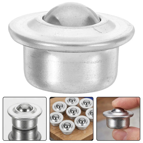 Six Pack Stainless Steel Ball Transfer Units With Omnidirectional Roller Bearings for Heavy Duty Load Handling close-up