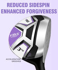 Close-up of fairway wood from Women’s 12 Piece Complete Golf Club Set For Beginners Right Handed with 460cc Oversized Driver