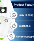 Features of Heavy Duty Fleece Dust Bags 9 Pack Compatible With Milwaukee M12 And M18 Cordless Packout Shop Vac including washable and easy to carry.