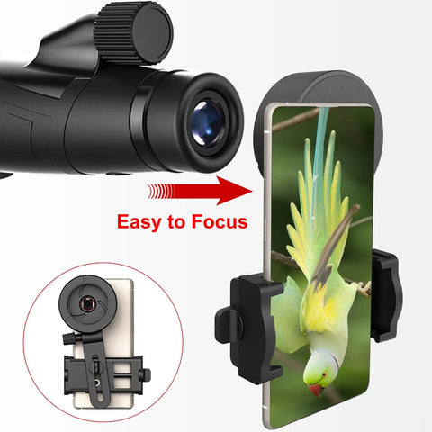 Universal Phone Adapter for Binoculars Monoculars Scopes Telescopes and Microscopes Clip for Clear Hands-Free Pics of Wildlife