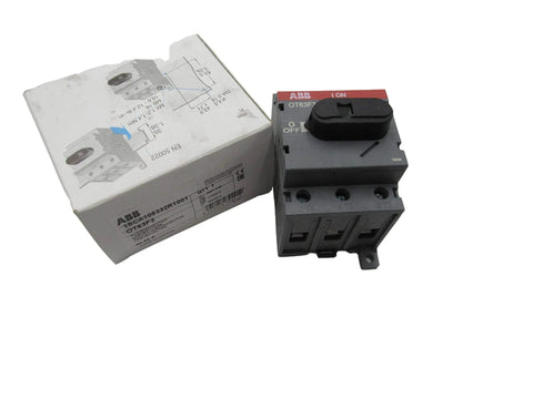 Single 3-Pole 60 Amp Non-Fused Disconnect Unit with packaging, UL Listed NEMA Enclosure for industrial panels, surface mount.