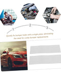 12 Piece Vehicle Bumper Repair Mesh Kit With Stainless Steel Thermoplastic Screen for quick bumper fix and installation guide