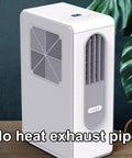 Stand Up Portable Air Conditioner With Multi Layer Oil Control Filter And Super Quiet 38 Db Operation, compact design without heat exhaust pipe.