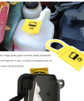 Engine Coolant Reservoir Cap 2 Pack No Fuss Upgrade Compatible With Grand Voyager Wrangler Cherokee OEM 55111074AA 52079331 Premium ABS cap shown installed on a coolant tank.
