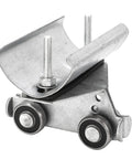 Beefy Track Roller Wheel Trolley Assembly For Electric Hoist System Four Wheel Stainless Steel Cable Pulley With 24mm Diameter