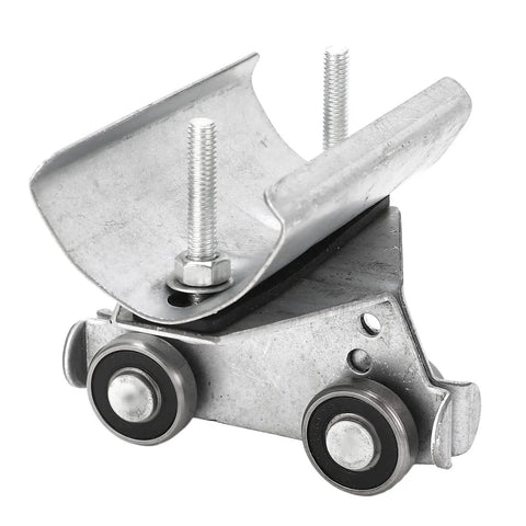 Beefy Track Roller Wheel Trolley Assembly For Electric Hoist System Four Wheel Stainless Steel Cable Pulley With 24mm Diameter