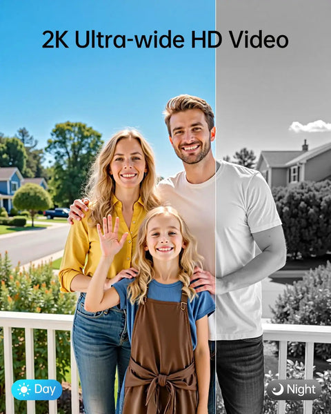 No Sweat Smart Front Door Lock With 2K HD Camera Video Doorbell Kit, Fingerprint Keyless Entry Wifi Deadbolt, Bluetooth App Remote, Big Time Security, Auto Lock And Satin Nickel Finish