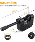 Heavy Duty Brake Anchor Pin Press For Semi Trucks And Class 6 8 Maintenance Quick Pin And Bushing Removal From S Cam Q