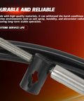 Close-up of Dual Boat Throttle And Shift Cables For Mercury MerCruiser Force Outboard Engines 12Ft 600A Replace CC17912