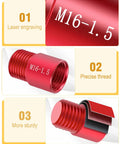 Detachable Thread Gauge Kit With 60 Nut And Bolt Gauges, 30 Inch And 30 Metric Box Set, Bolt Size Finder for precise measurement