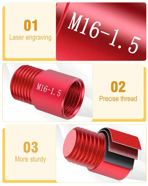 Detachable Thread Gauge Kit With 60 Nut And Bolt Gauges, 30 Inch And 30 Metric Box Set, Bolt Size Finder for precise measurement