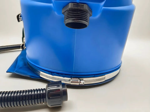 Close-up of Sandblasting Hood And Helmet With Safe Air Feed Shoulder Protection For Sandblasters Durable ABS Mask.