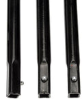 Close-up of black Spare Tire Jack Handle and Lug Wrench for Dodge Jeep Ram, Heavy Duty Replacement Tool, Durable Steel Build