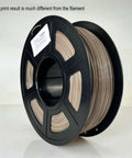 Rock Stone Colored PLA Filament 1.75mm Multi Color 1kg spool for Ender 3 and CR 10, sand yellow and brown visible, side view