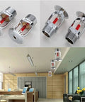 Top Shelf Quick Response Upright Fire Sprinkler Heads 155F 68C Half Inch NPT Thread No Sweat Water Spray Up System displayed in an office.
