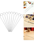 20 Pack Stainless Steel Wick Centering Pins For Candle Making 8 Inch Punch Needle Tool With Easy Threading DIY Candle Kit For Aromatherapy Crafting Wick Alignment Punching And Centering Essentials, shown in pack