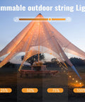 Battery Operated Globe String Lights 33ft With 100 LED Globes Remote Control 8 Modes And Timer Warm White Cozy Vibes for Tent