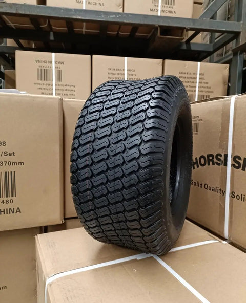 Two New 20x8.00-8 6Ply Turf Trac Pattern Lawn Mower Tires Tubeless for Garden Tractors Riding Mowers Built To Rip Through Turf