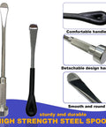 Beefy 16 Inch Tire Change Kit With Two 11 Inch Spoons showing high-strength steel spoons and detachable handle design.
