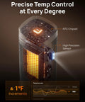 Fast Heating Indoor Space Heater With Remote Control 1500W PTC Ceramic Electric Heater internal components view
