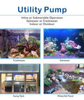 24V DC Water Pump With LCD Display Controller For Saltwater Aquarium Ultra Quiet Inline Or Submersible Return Pump 800 GPH