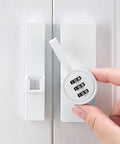 Keyless 3 Digit Mechanical Password Lock For Cabinets And Barn Doors 180 Degree Flip Latch With Combination Privacy Safe