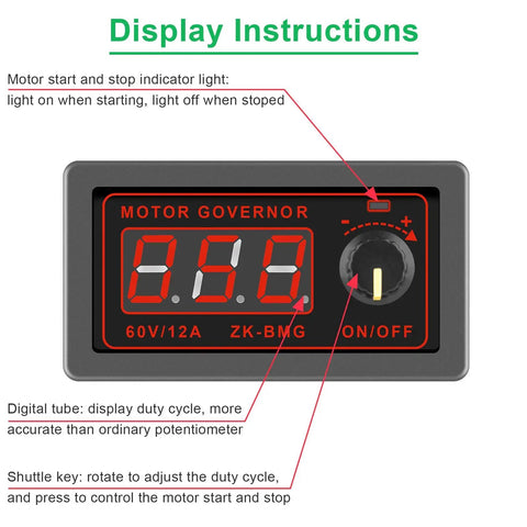 Beefed Up PWM DC Motor Speed Controller For 12V 24V 60V Up To 500W With Soft Start Protection And Signal Generator Driver Module Durable High Grade Circuit Board Easy Speed Regulation For Electric Motors
