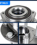 Front And Rear Wheel Bearing Hub Assembly 5 Lug With ABS Encoder For Cadillac CTS XTS Camaro Impala 2008-2019 close-up