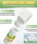 White Touch Up Paint For Wood And Household Fixes, 6.35 Oz Water Based All In One Repair Gel, No Sanding Or Primer Required paint brush design.