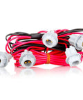 W5W 194 LED Bulbs With Prewired Sockets Wiring Harness For Cab Marker Lights Plug And Play Universal Fit Pack Of 5 Heavy Duty 5 In 1 Harness