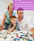 Three Set Sublimation Puzzle Blanks Bundle With 360 Pieces A4 Jigsaw DIY Thermal Transfer Puzzles in use with family