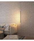 Nordic LED Pendant Lights Modern Pendant Lamp for Home Hanging Lamps Indoor Lighting Living Deco Minimalist Light Fixture in black, 80 cm.