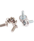 Stainless Steel Helmet Mask Screw Kit For Football Baseball And Ice Hockey Universal Facemask Hardware Set With 6 Screws