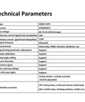 Technical parameters of Beefy 70A Brushless RC ESC For 2-6S LiPo With 128KHz Control, including model, processor, voltage, and features.