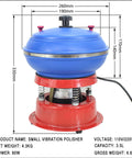 Vibrating Polishing Drum Kit For Precision Grinding And Polishing Metal Workpieces And Jewelry Dope Pro Grade Surface Finish