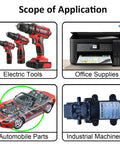 Scope of application for RS550 DC Motor 8.2mm Gear 14 Teeth Micro Motor 21V 28000RPM High Speed Electric Saw Motor and its uses.