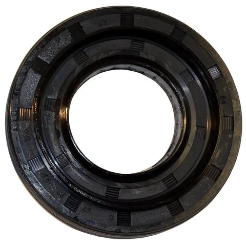Heavy Duty LG Washer Tub Bearing And Seal Replacement Kit Featuring Slick Dual Industrial Ball Bearings And Precision Shaft Seal, close-up seal view.