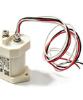Rock Solid Heavy Duty High Voltage Direct Current Contactor 1000VDC 100 Ampere SPST Normally Open Switch with wires.