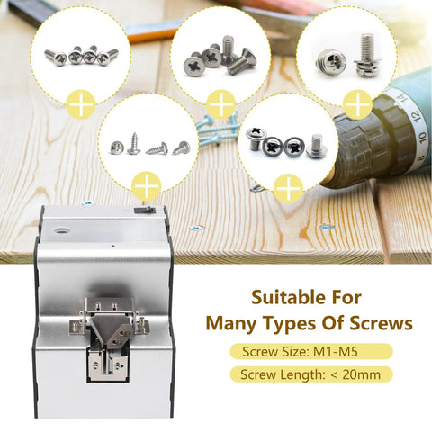 Screw Feeder And Arranging Machine For M1.0 To M5.0 Screws Under 20mm Dope Speed High Output At Two Pieces Per Second