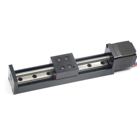 Befenybay 100mm black linear rail with lead screw and NEMA11 stepper motor for DIY/CNC X Y Z stage