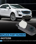 Plug And Play Front Grille Active Aero Shutter Motor Replacement For Chevy Buick Cadillac displayed with a white vehicle background.