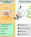 Effortless DIY Pin Button Maker Kit For Creative Kiddos, Smooth 2.16 Inch Badge Press Machine comparison with outdated button presses.