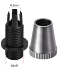Metal Cable Glands Strain Relief For Pendant Lamps 10 Pack Black Cord Grips with 6.5mm wire diameter and 1/8 IP thread
