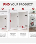 Step-by-step guide for measuring cabinets for Heavy Duty Chrome Wire Pullout Cabinet Organizer Slick Glide Basket For Pots Pans And Lids Hella Organized Kitchen Storage Upgrade Durable Sliding Drawer Divider Tray System.