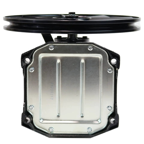 Pumping Unit With Flywheel Replacement For EC2510E Air Compressor, metal components, front view